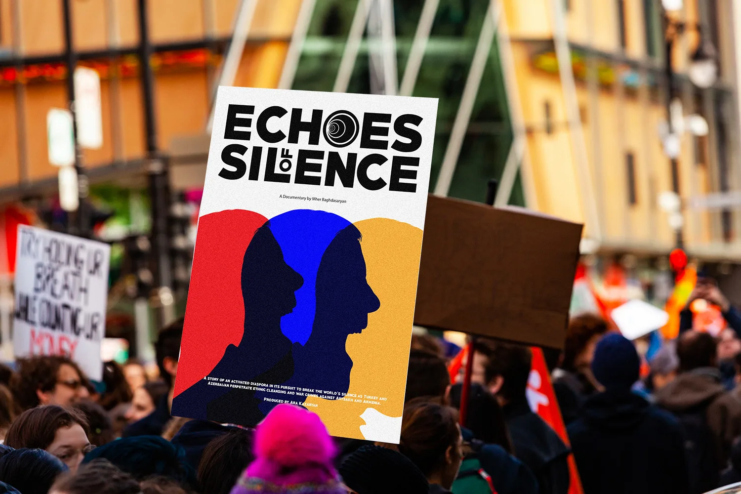 echoes protest poster design