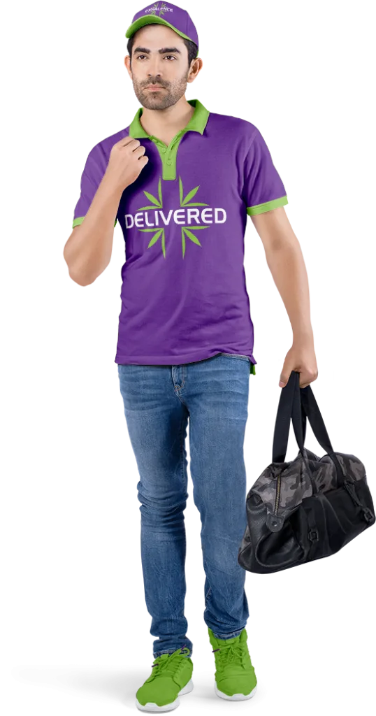 exhalence marijuana brand uniform design